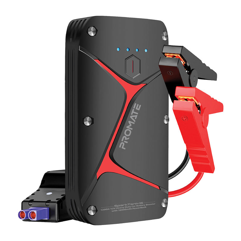PROMATE Car 1200A/12V Heavy Duty Car Battery Booster with 16000mAh Pow –  Online Shop In Mauritius