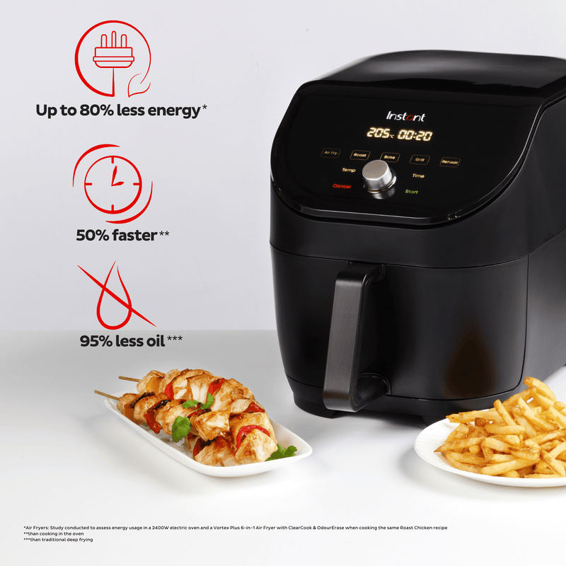 Instant® VORTEX SLIM Air Fryer 5.7Litre - Black