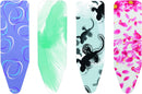 BRABANTIA Ironing Board Cover B [124 x 38cm], 4mm Foam, set of 4 Colourful mixed - 265006