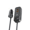 PROMATE 120W RapidCharge™ Car Charger with Multi-Port Backseat Charging Hub - GEARHUB-120W_Promate