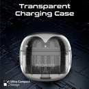 PROMATE High Definition Transparent TWS Earbuds with IntelliTouch - TRANSPODS