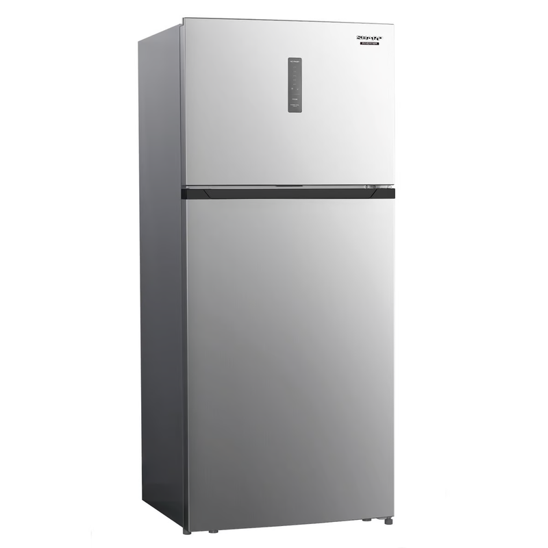 SHARP 540L/420L Top Mount Refrigerator 2 Door Inox No Frost - SJ-HM540-HS