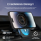 PROMATE 15W MagSafe Transparent Car Wireless Charger - LUCIDMOUNT-15