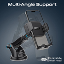 PROMATE Anti-Slip Secure Smartphone Car Mount - TRANSHOLD