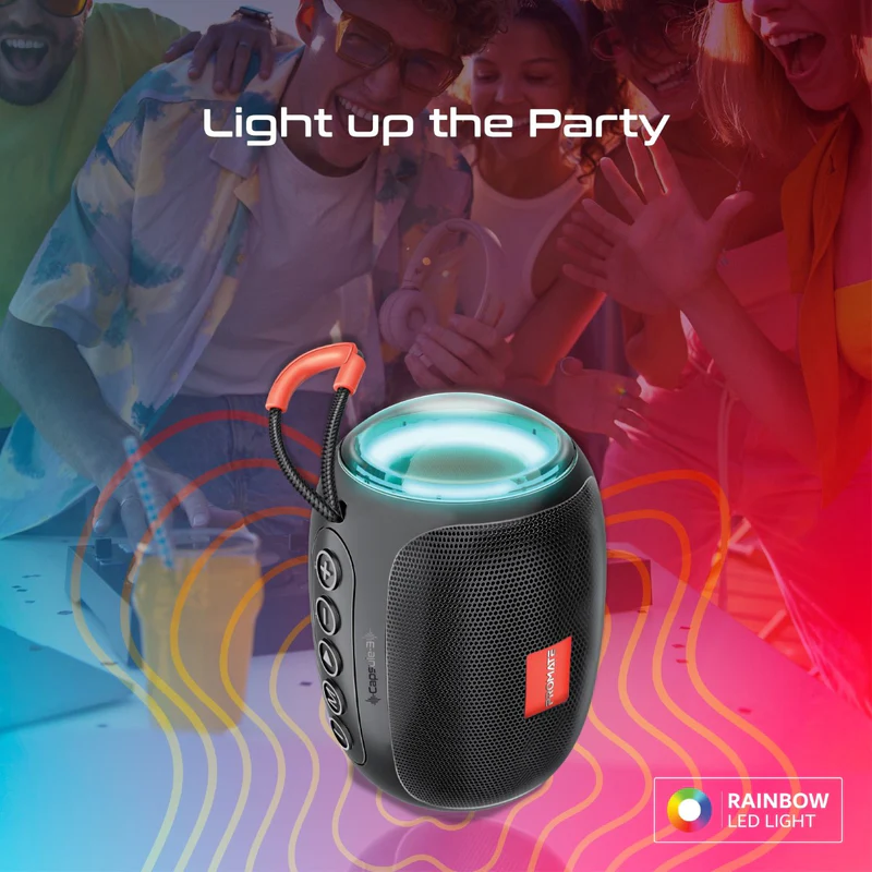 PROMATE LumiFlux™ High-Definition Wireless Speaker - CAPSULE-3