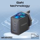 PROMATE 67W Power Delivery GaNFast™ Charger with Quick Charge 3.0 - GANPORT4-67PD