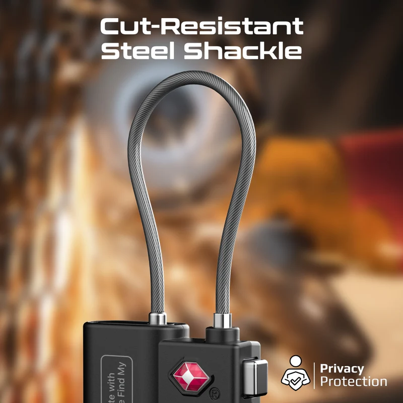 PROMATE TSA Luggage Lock with Smart Precision Tracking Tag,  Find My App - TAGLOCK - New Arrival