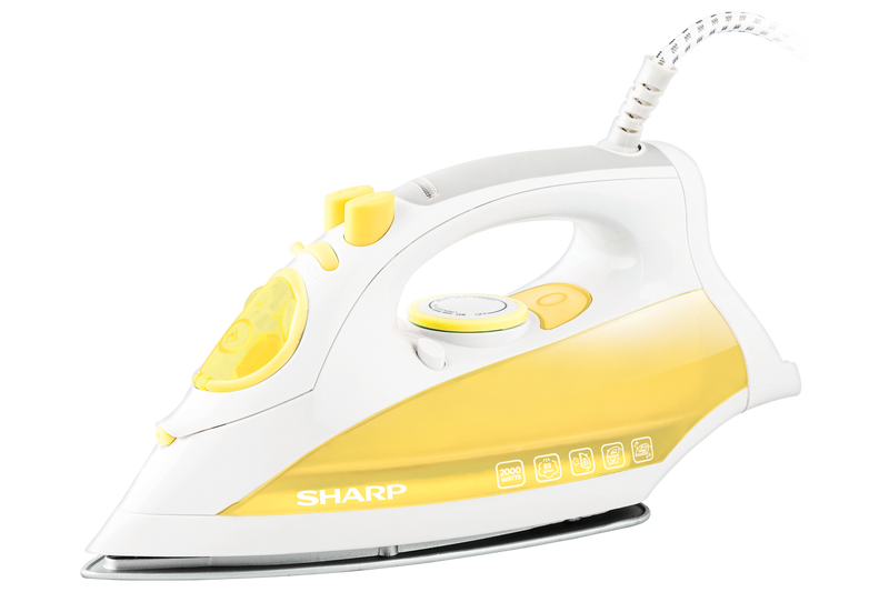 SHARP 2000W SmartGlide Steam Iron [Lemon Yellow] - EI-SH21-Y3