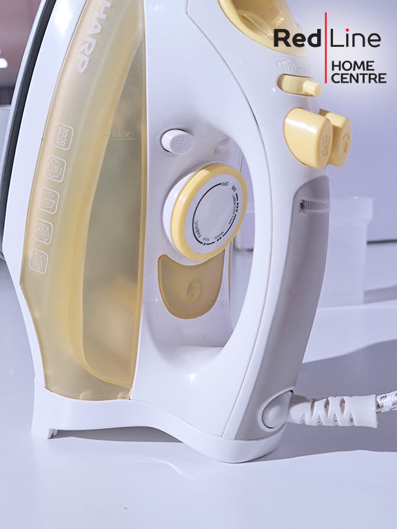 SHARP 2000W SmartGlide Steam Iron [Lemon Yellow] - EI-SH21-Y3